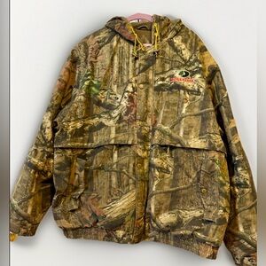 Mossy Oak Insulated Heavy Jacket Pursuits Break-Up Infinity Camo Men Size 3XL